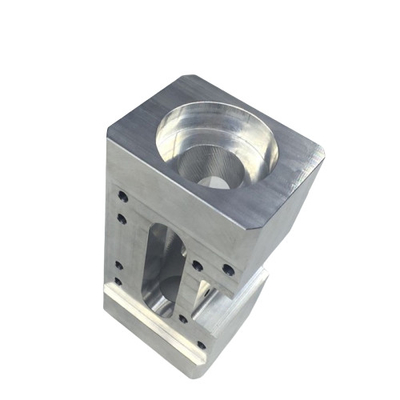 Blocco meccanico in alluminio Servizio di lavorazione CNC Produzione di componenti in metallo