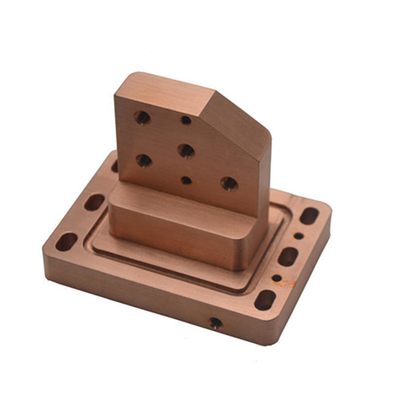 Le parti adattantesi d'ottone del connettore bronzeo del sostegno, CNC bronzeo del montaggio i pezzi meccanici
