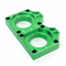 Parti di fresatura CNC medica in alluminio ISO 9001 Colore verde Anodizzato Pa6 Peek Pom