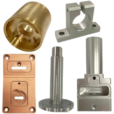 Le parti adattantesi d'ottone del connettore bronzeo del sostegno, CNC bronzeo del montaggio i pezzi meccanici